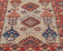 11 Feet Gray Kazak Afghan Hand Knotted Wool Runner Rug